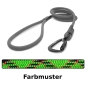 Preview: klassische Hundeleine TWIST - L - 145cm - grüner Python